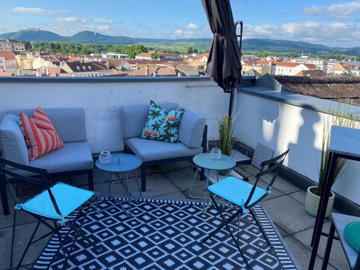 Terrassen Appartement Ueber Den Daechern Von Krems Ngoại thất bức ảnh