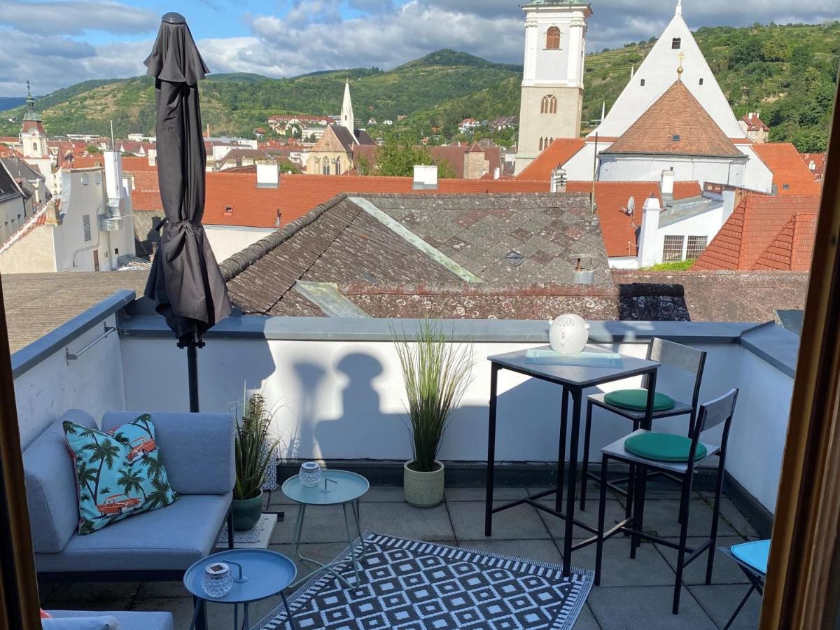 Terrassen Appartement Ueber Den Daechern Von Krems Ngoại thất bức ảnh